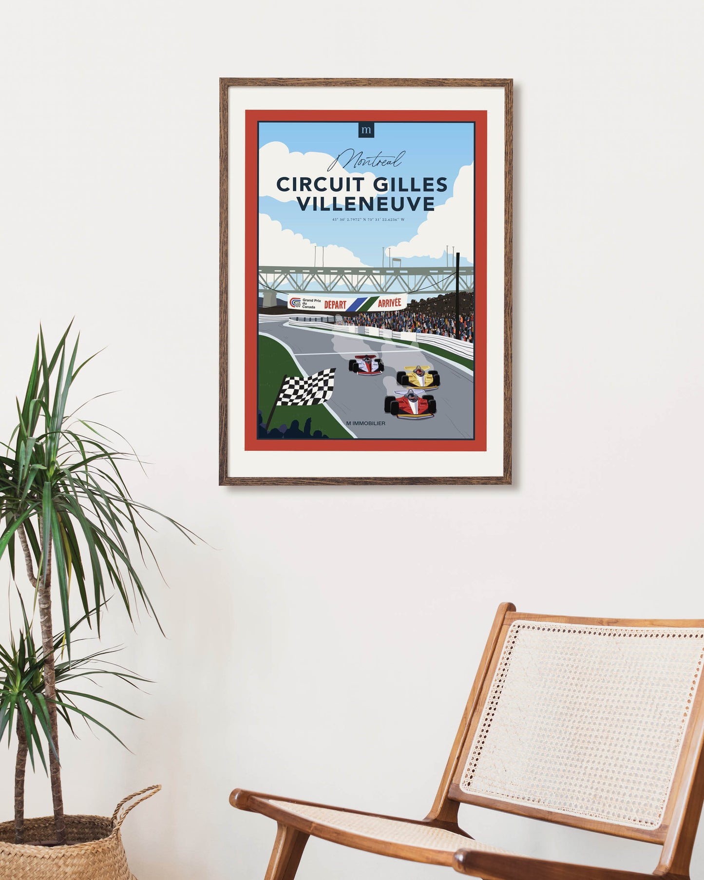 Hometown Print: Circuit Gilles Villeneuve