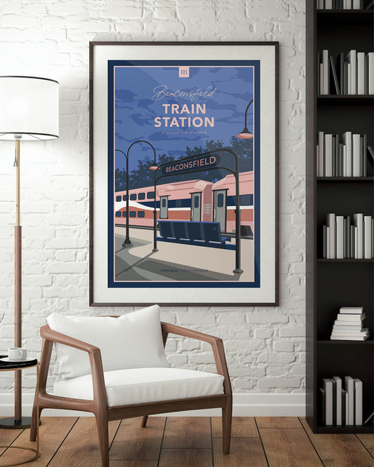 Hometown Print: Beaconsfield Train Station