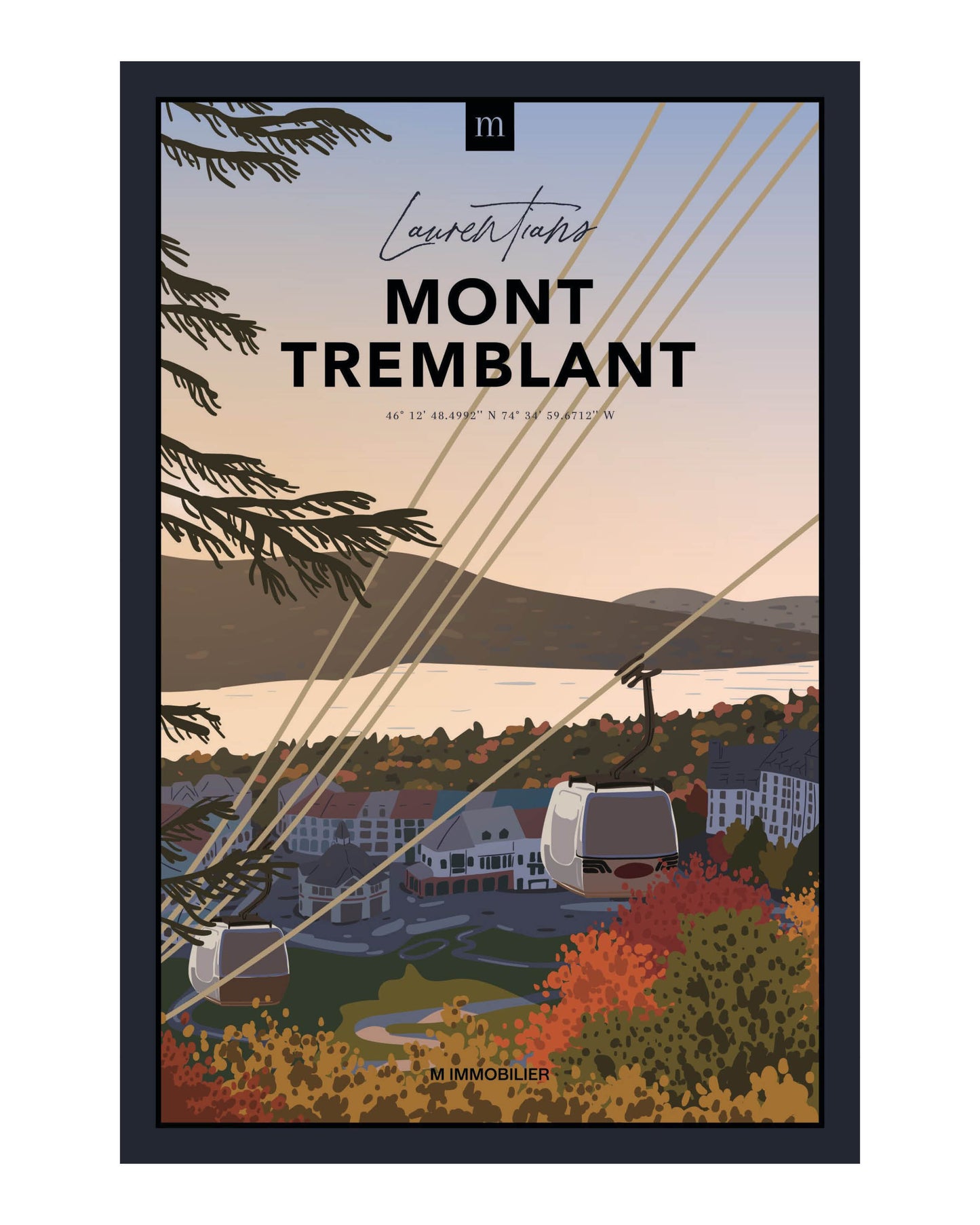 Hometown Print: Mont Tremblant