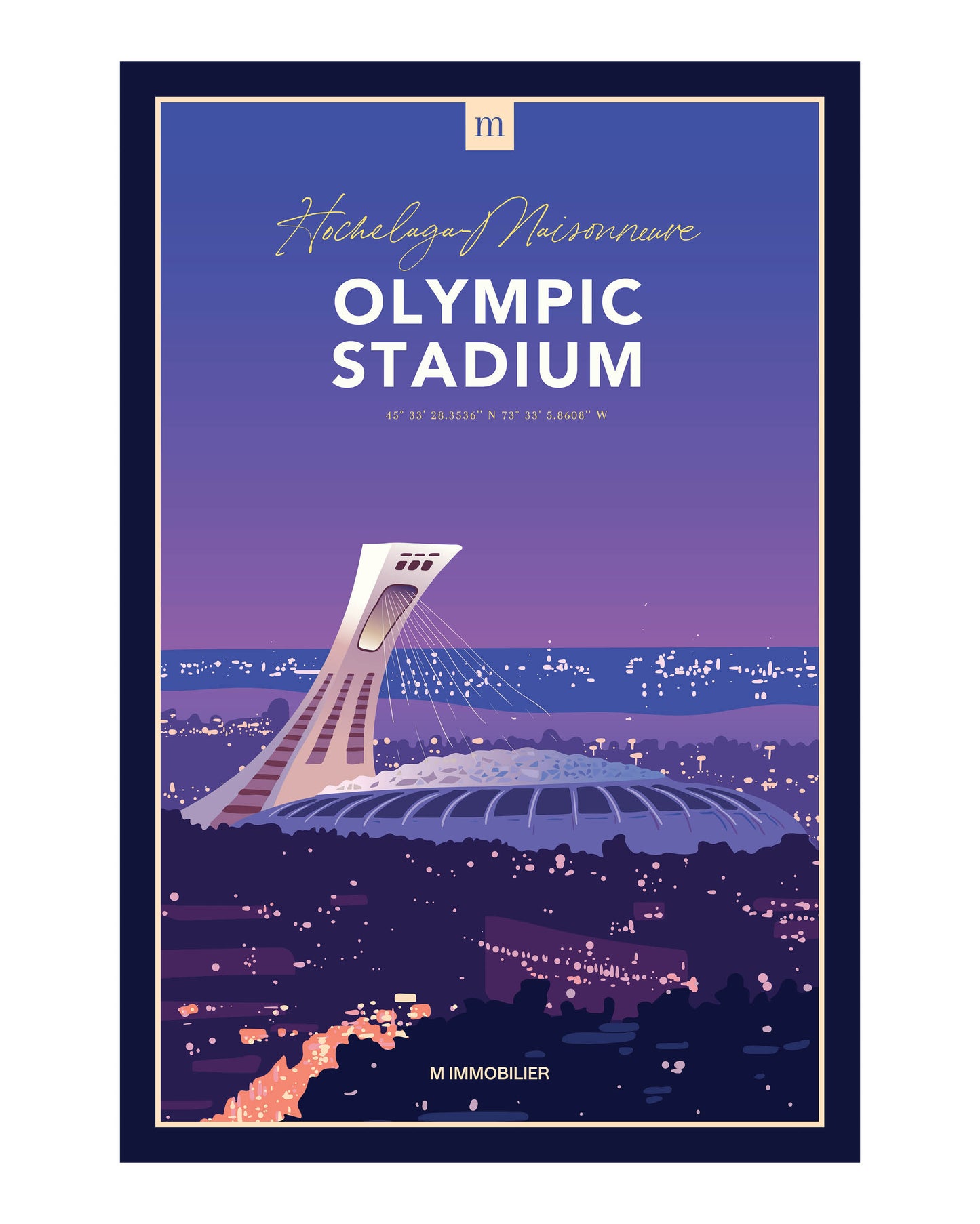 Hometown Print: Olympic Stadium